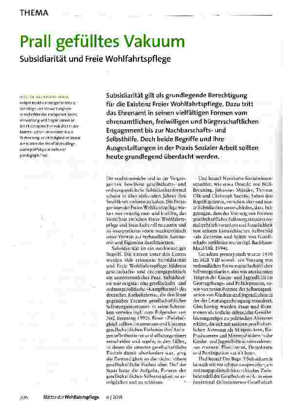 Vorschauseite 1: Prall gefülltes Vakuum