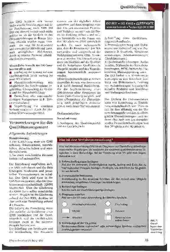Vorschauseite 2: Zertifizieren - aber wie? Die Bedeutung der ISO 9001: 2000 in der Praxis, Teil 1