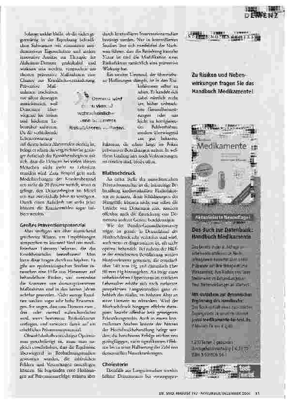 Vorschauseite 2: Kein Schicksalsschlag. Risikofaktoren und Prävention