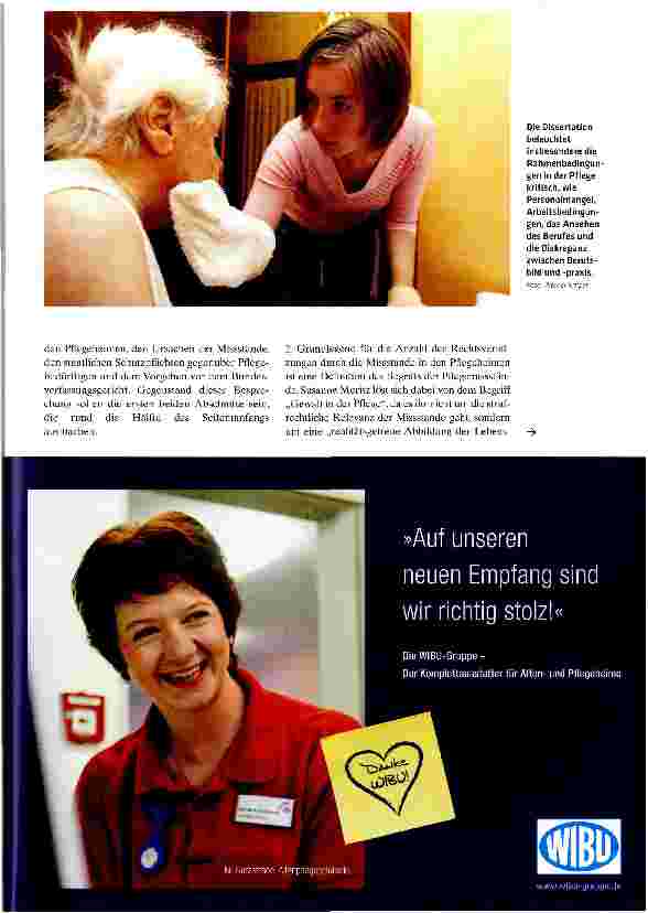 Vorschauseite 2: Die Pflege auf dem Weg nach Karlsruhe?