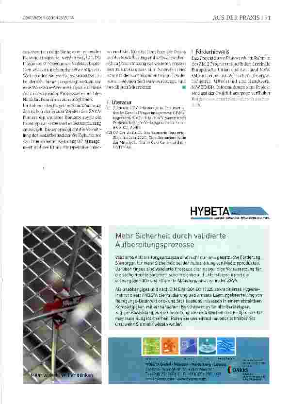 Vorschauseite 4: Der ZSVA-Planer