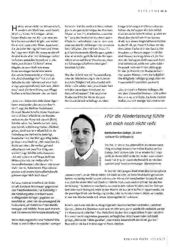Vorschauseite 2: DOC GESUCHT?