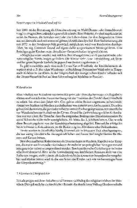 Vorschauseite 6: Wir gedenken der Toten - nicht damit, sondern weil sie leben Christlicher Umgang mit den Toten angesichts des derzeitigen Wandels der Bestattungskultur