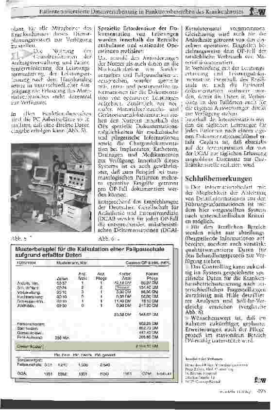 Vorschauseite 5: Patientenorientierte Datenverarbeitung in Funktionsbereichen des Krankenhauses Medizinische, pflegerische und administrative DV-Anforderungen als integrierte PC-Netzwerklösung