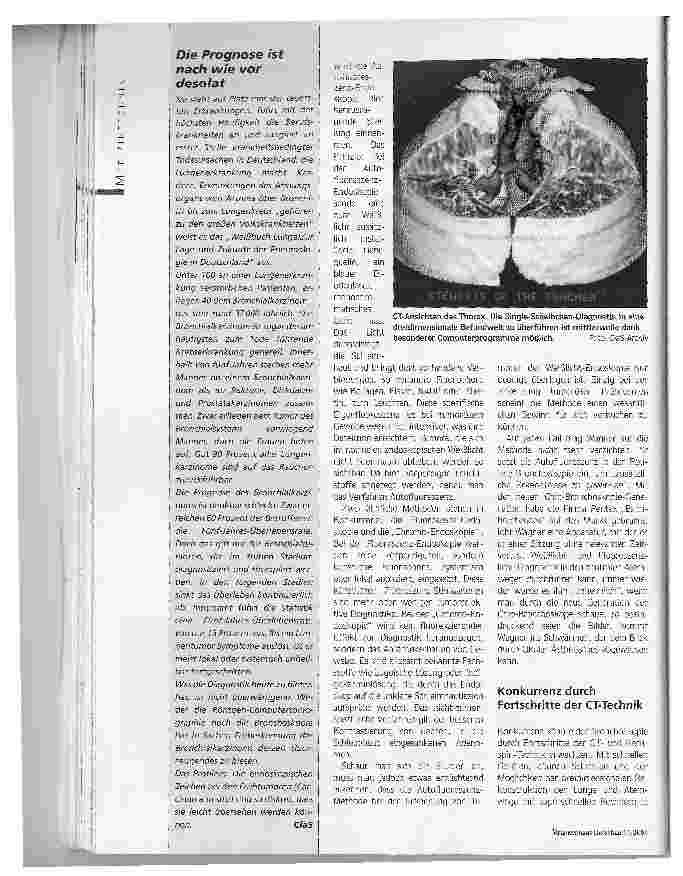 Vorschauseite 2: Im Labyrinth der Atemwege. Technologische Trends in der Lungenheilkunde