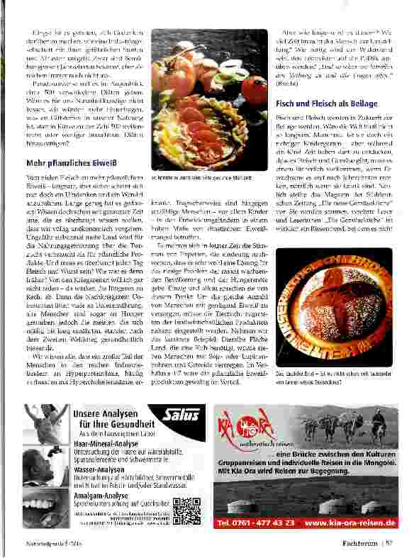 Vorschauseite 2: Ernährungsaufklärung
