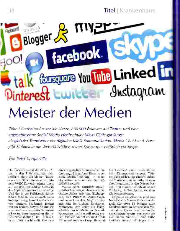 Vorschauseite 1: Meister der Medien