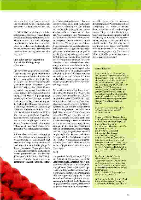Vorschauseite 4: Der Umgang mit dem Widerspruch: Einführung: Alles im Wandel Bildungsherausforderung der Zukunft