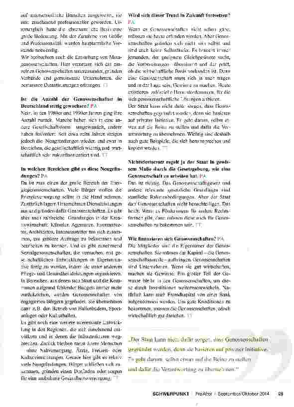 Vorschauseite 2: Nicht nach Hilfe rufen, sondern es selbst in die Hand nehmen