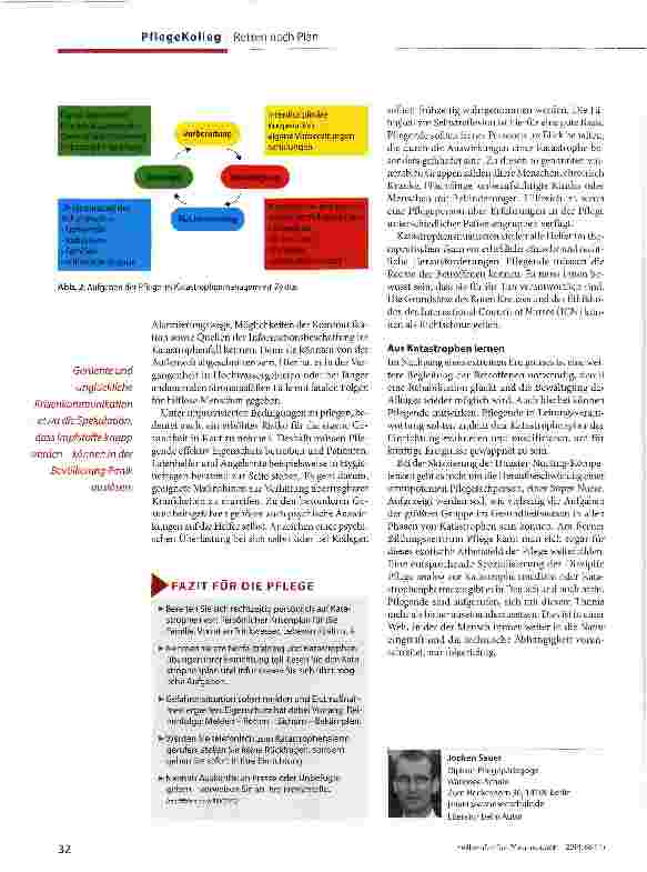 Vorschauseite 3: Disaster Nursing -vorbereitet sein auf den „Tag X
