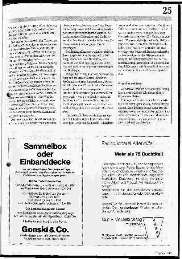 Vorschauseite 3: Senioren-Zeitung: Durch und mit und für alte Menschen