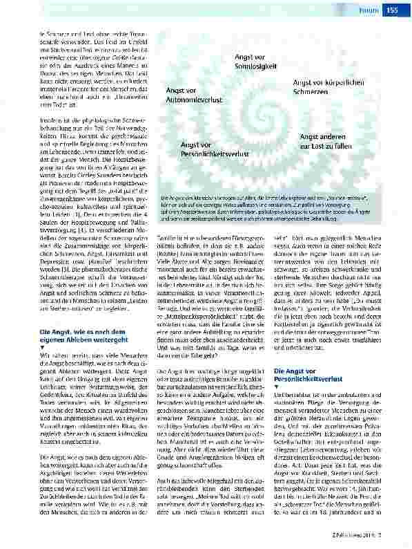 Vorschauseite 2: Ängste und Bedürfnisse schwerkranker und sterbender Menschen
