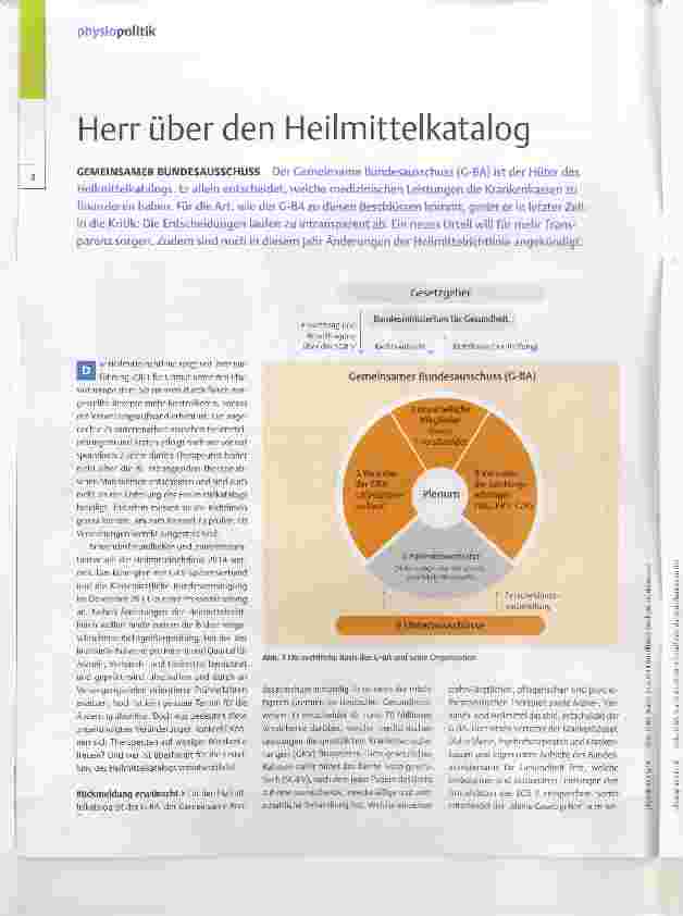 Vorschauseite 1: Herr über den Heilmittelkatalog