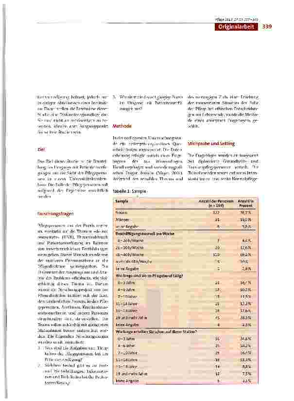 Vorschauseite 3: Umgang von österreichischen Pflegepersonen mit der Patientenverfügung