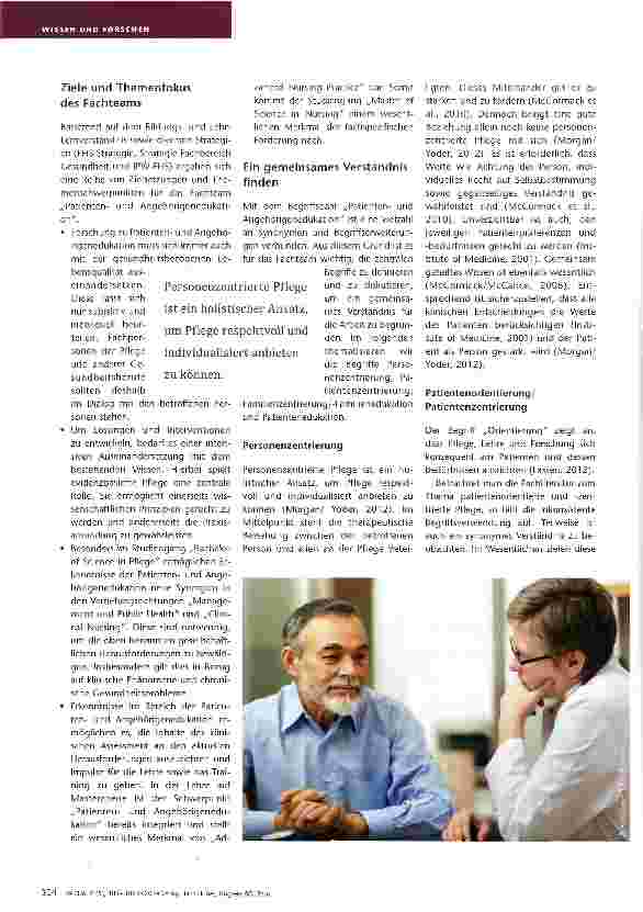 Vorschauseite 2: Expertise für pflegebezogene Edukation erweitern