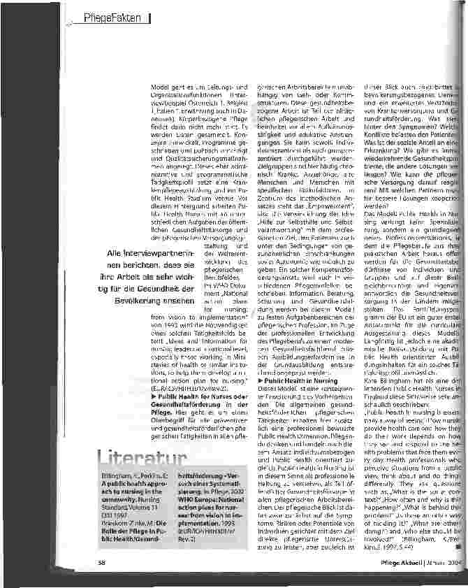 Vorschauseite 5: Public Health - Vielfalt in Europa