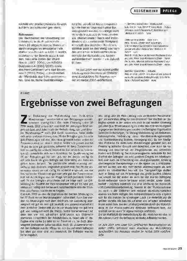 Vorschauseite 4: 5 Jahre Zertifizierter Wundmanager-/in