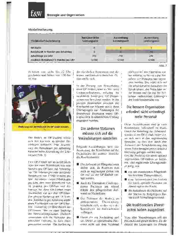 Vorschauseite 3: Verdoppelung der Betriebszeit im OP