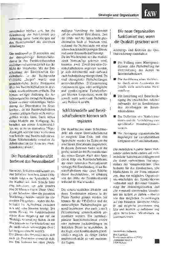 Vorschauseite 4: Verdoppelung der Betriebszeit im OP