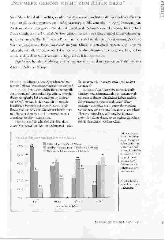 Vorschauseite 1: SCHMERZ GEHÖRT NICHT ZUM ALTER DAZU