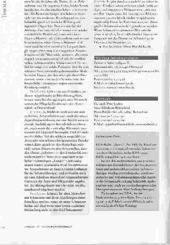 Vorschauseite 4: SCHMERZ GEHÖRT NICHT ZUM ALTER DAZU