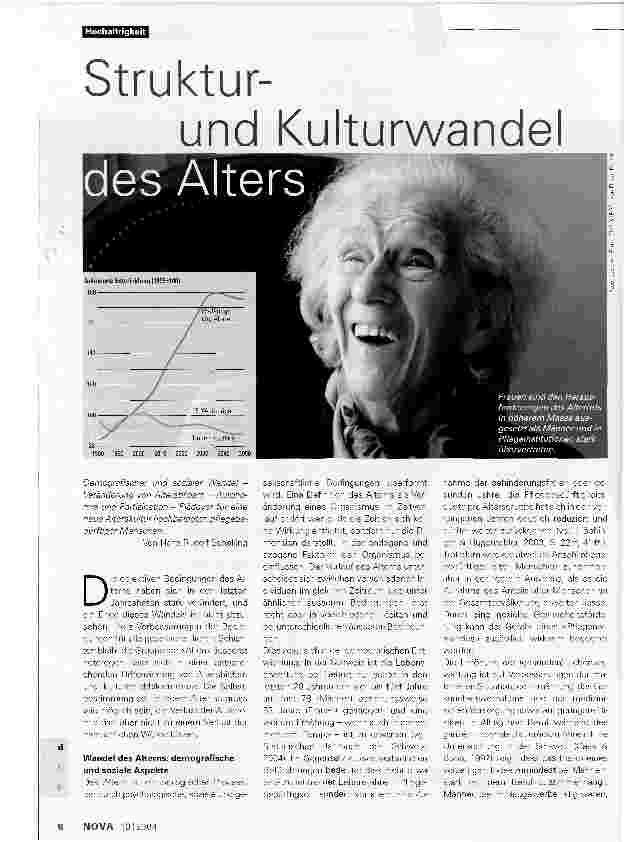 Vorschauseite 1: Strukturund Kulturwandel des Alters