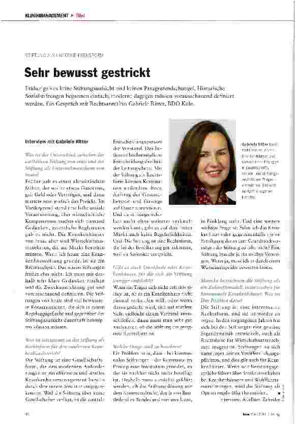 Vorschauseite 1: Sehr bewusst gestrickt