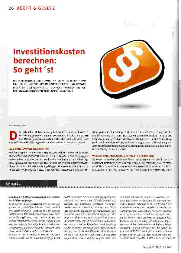 Vorschauseite 1: Investitionskosten berechnen: So geht es!