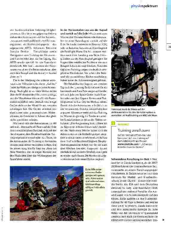 Vorschauseite 2: Bereit für den Weltraum