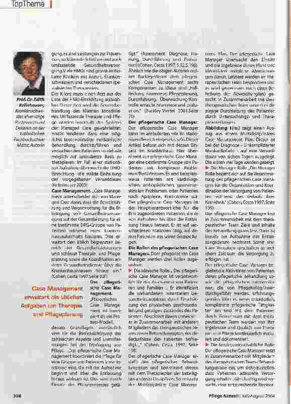 Vorschauseite 2: Der pflegerische Case Manager