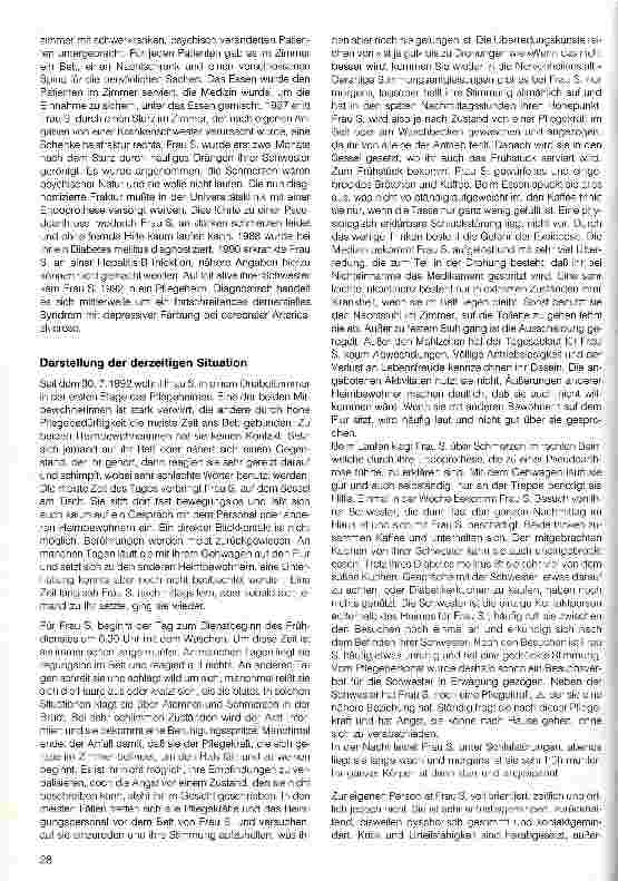 Vorschauseite 4: Thema: Pflegeplanung Hausarbeit