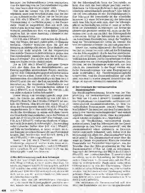 Vorschauseite 5: Strafanzeige gegen den Personalreferenten