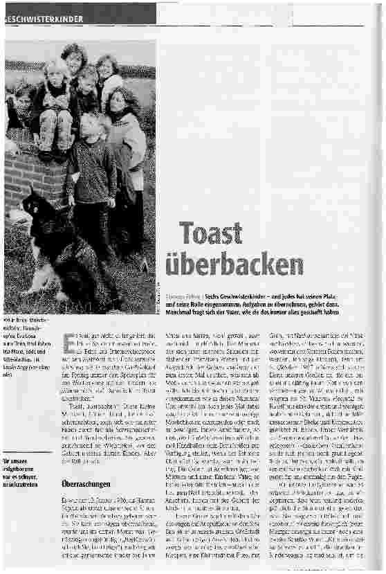 Vorschauseite 1: Toast überbacken