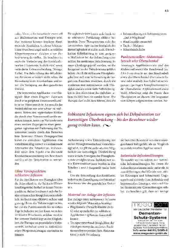 Vorschauseite 2: Subkutane Infusionen