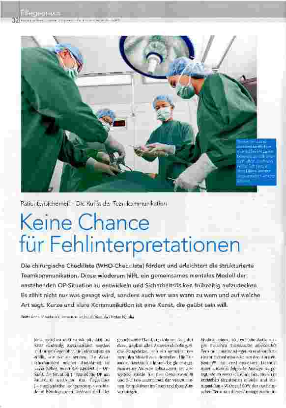 Vorschauseite 1: Keine Chance für Fehlinterpretationen