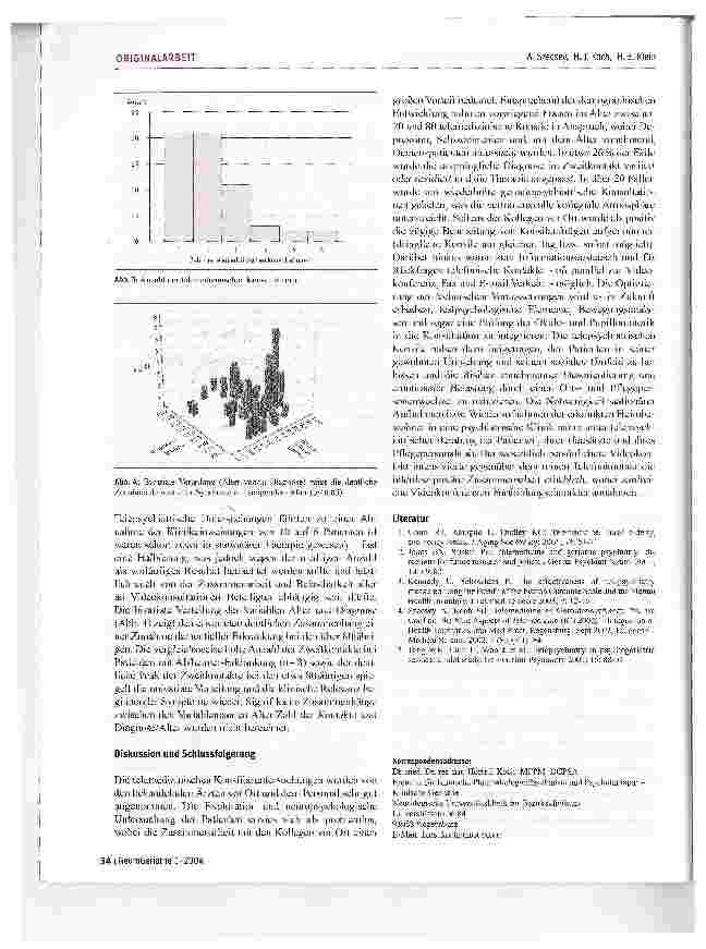 Vorschauseite 3: Telemedizinische Konsile in der Gerontopsychiatrie: Ein Pilotprojekt