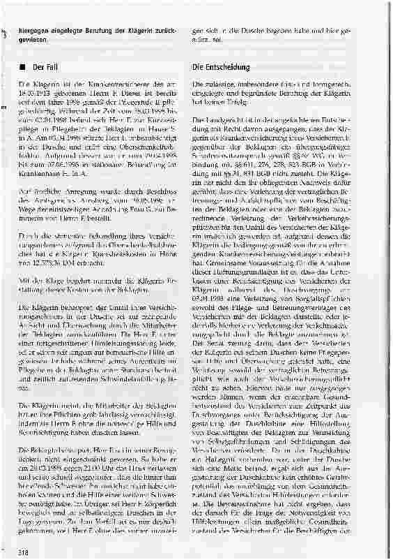 Vorschauseite 2: Sturz in der Dusche
