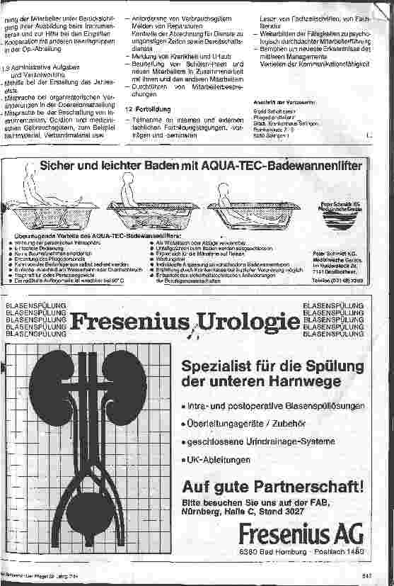 Vorschauseite 3: Stellenbeschreibung und Arbeitsablaufpläne im Pflege und Funktionsdienst 4. Folge : Die OP-Schwester der OP-Pfleger