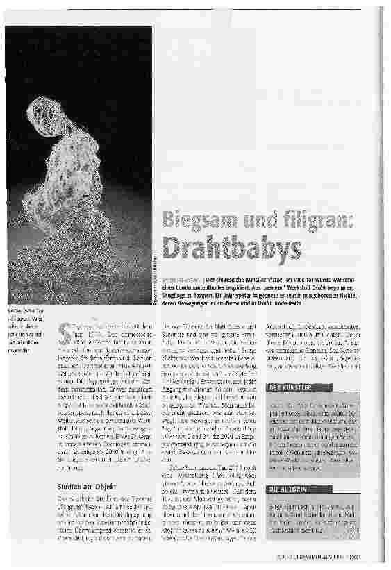 Vorschauseite 1: Biegsam und filigran: Drahtbabys