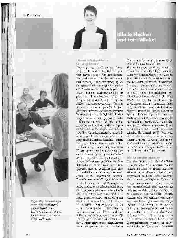 Vorschauseite 3: Blinde Flecken und tote WinkelWeiterbildung nichts für Leitungskräfte?