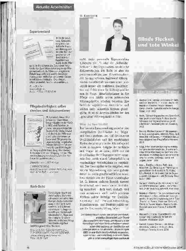 Vorschauseite 5: Blinde Flecken und tote WinkelWeiterbildung nichts für Leitungskräfte?