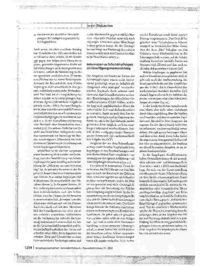 Vorschauseite 5: Impfungen von Kindern und Jugendlichen auch gegen den Elternwillen?