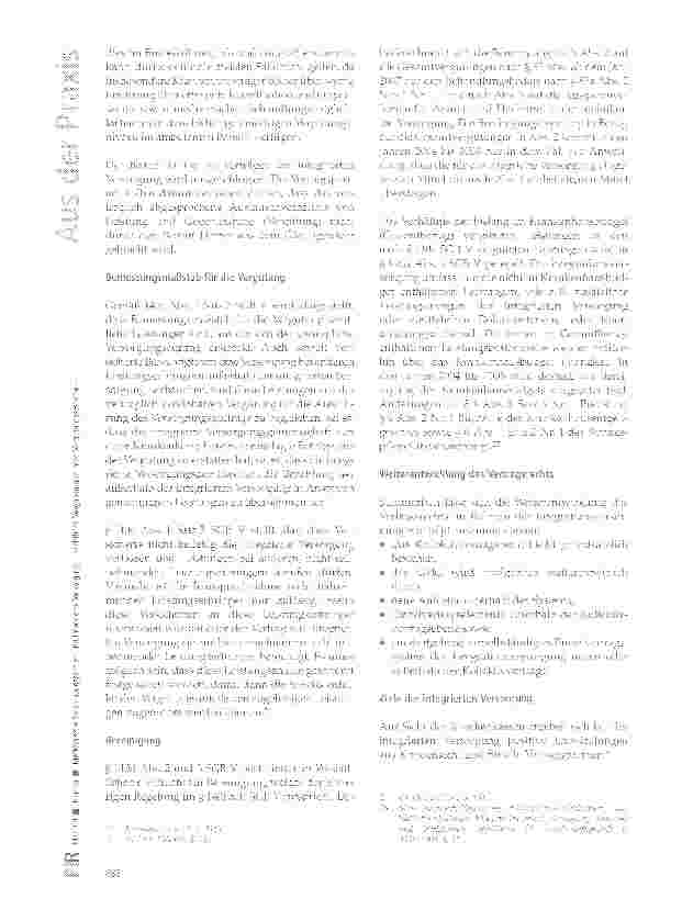 Vorschauseite 6: Medizinische Versorgungszentren und Integrierte Versorgung- Rechtliche Vorgaben und neue Vergütungssysteme -(2. Teil)