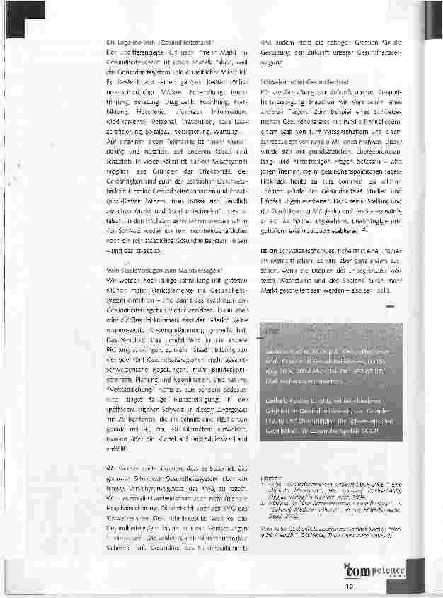 Vorschauseite 3: Wachstum als Sinn des Gesundheitswesens?