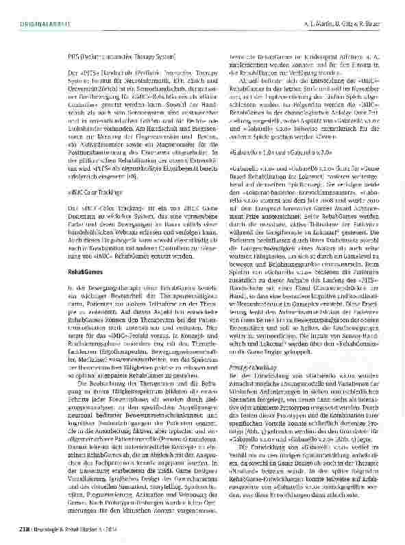 Vorschauseite 4: »IMIC« - Innovative Movement Therapies in Childhood