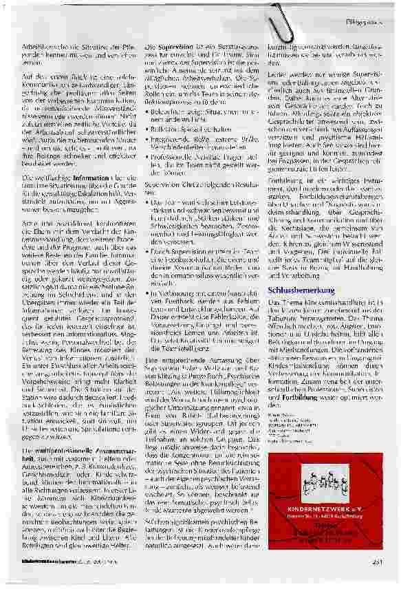 Vorschauseite 3: Die Situation der Pflegenden im Umgang mit misshandelten Kindern
