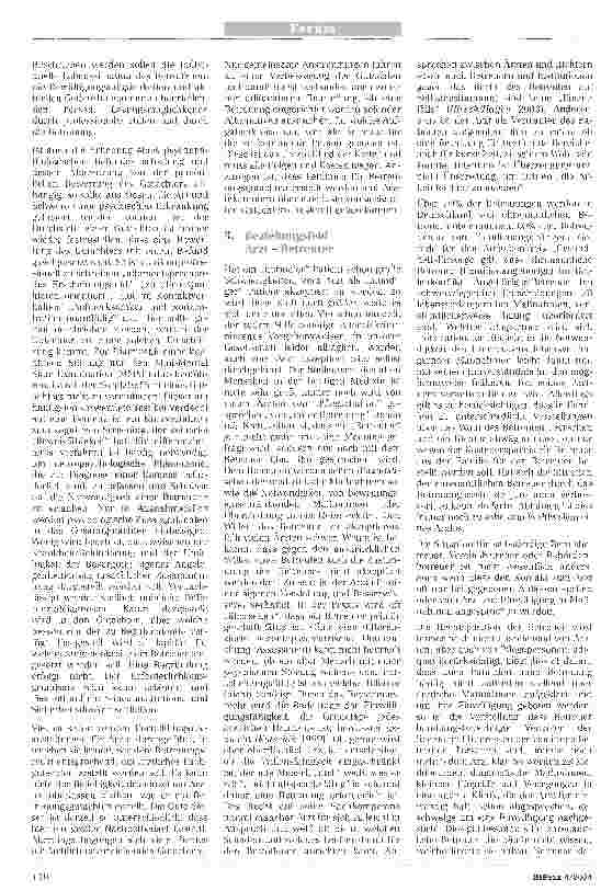 Vorschauseite 3: Von der gedankenlosen FürsorgeAspekte des ärztlichen Handelns bei der Betreuung von alten Menschen