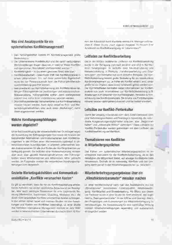 Vorschauseite 4: Konfliktmanagement im Krankenhaus Basis für ein konstruktives Miteinander