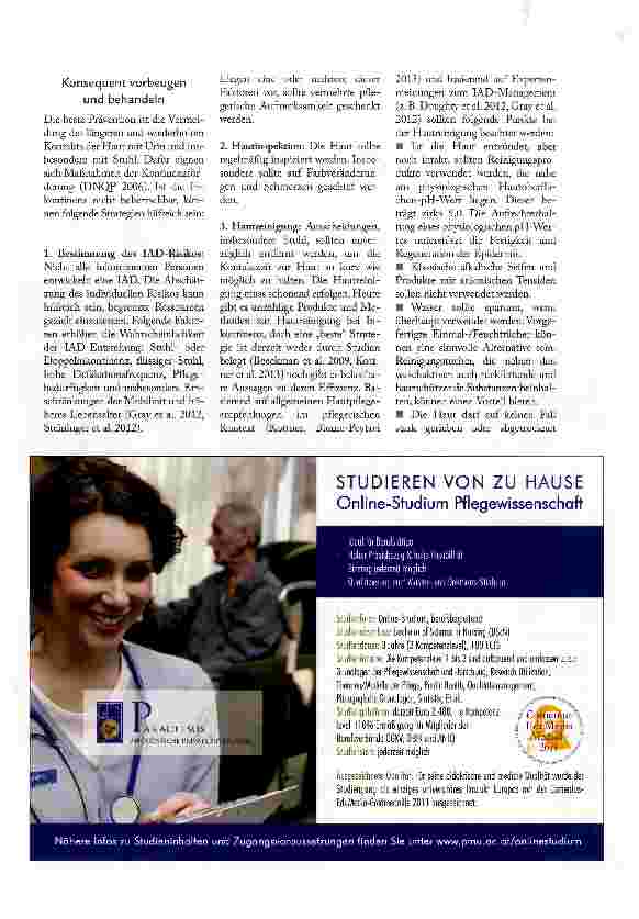Vorschauseite 4: INKONTINENZ ERFORDERT BESONDERE HAUTPFLEGE