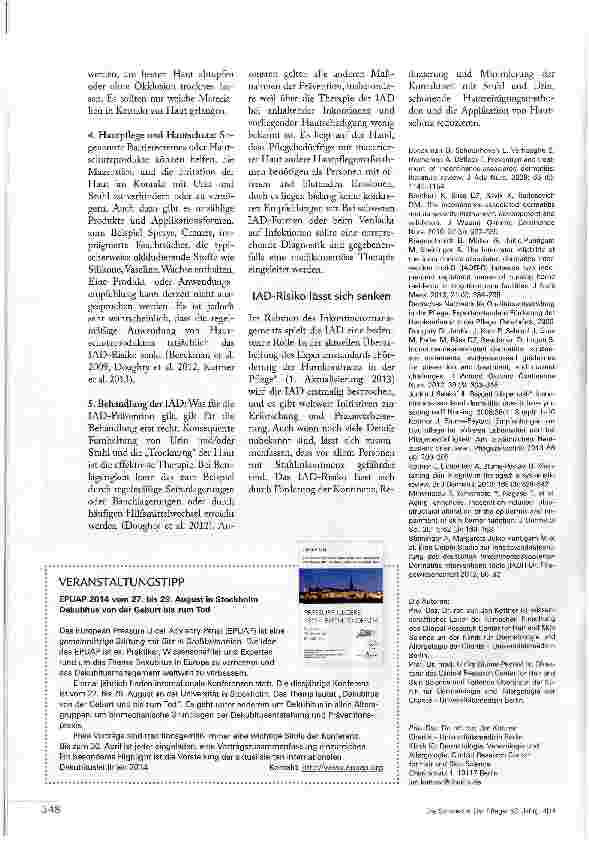 Vorschauseite 5: INKONTINENZ ERFORDERT BESONDERE HAUTPFLEGE